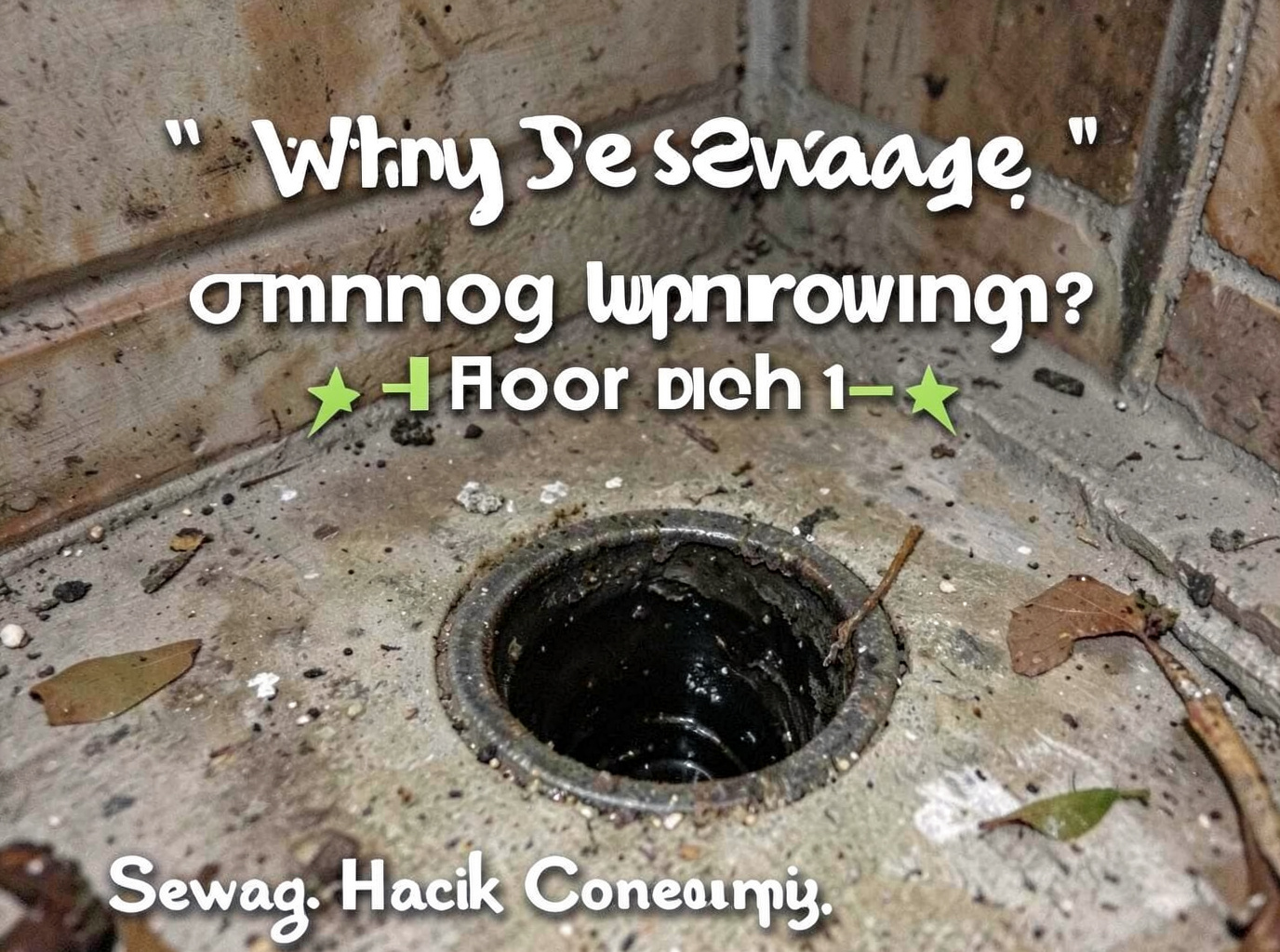 Sewage Backup Cleanup in Parkhaven —