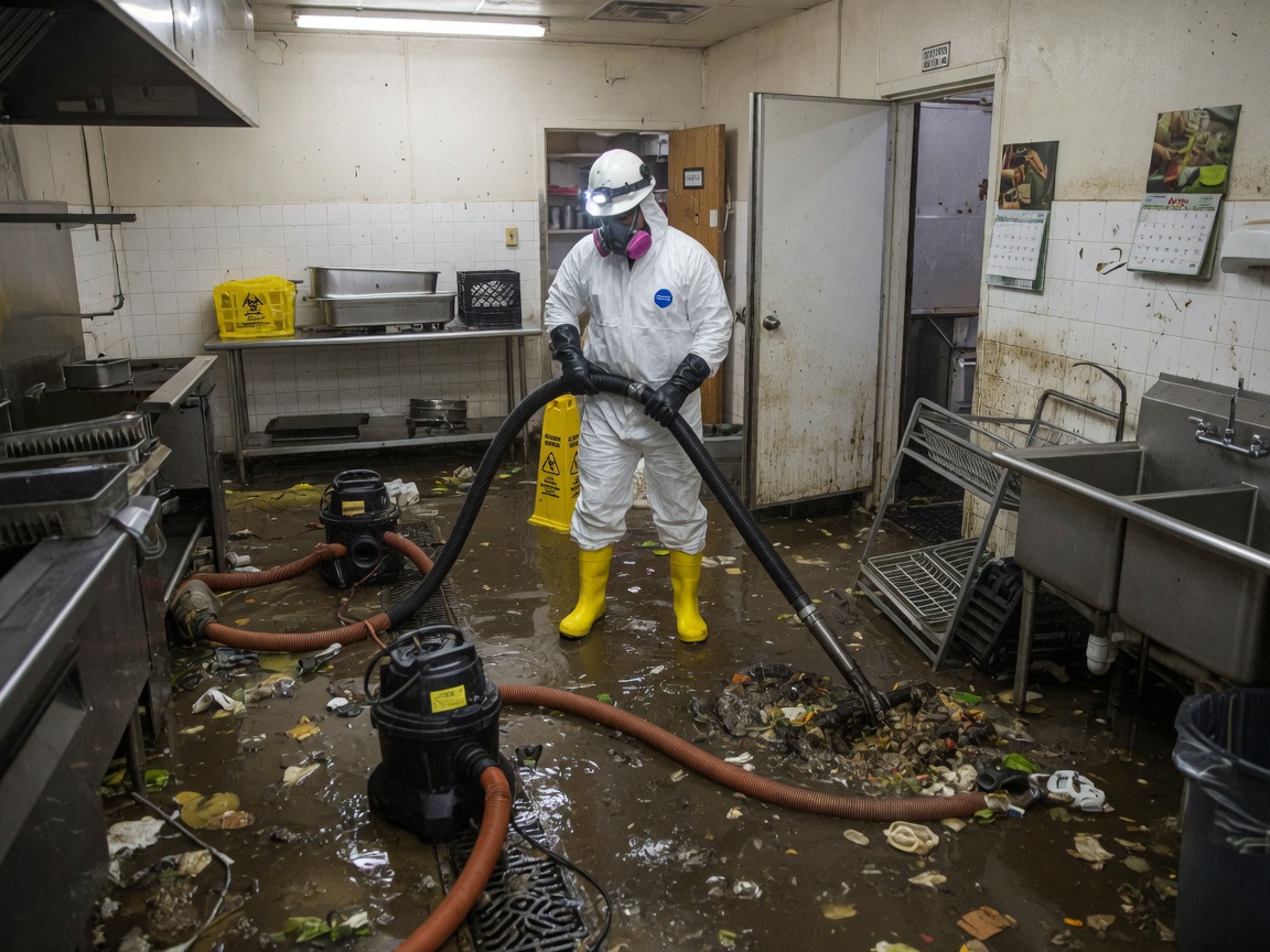 Sewage Backup Cleanup in The Oaks —